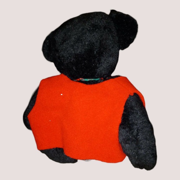 Hand made 18” Teddy Bear Fully Jointed Black Mohair Vintage Custom OOAK - Picture 4 of 11